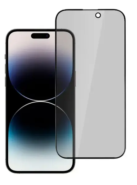 Folie de protectie Ecran Privacy OEM pentru Apple iPhone 16, Sticla Securizata, Full Glue