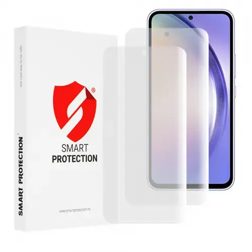 Folie de protectie Ecran Smart Protection Premium Classic pentru Samsung Galaxy A54 A546, Plastic, Set 2 bucati