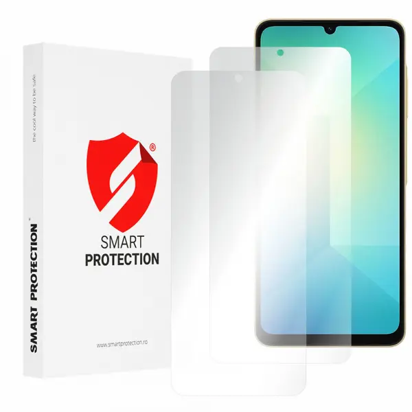 Folie de protectie Ecran Smart Protection Premium Classic pentru Samsung Galaxy A06 A065, Plastic, Set 2 bucati
