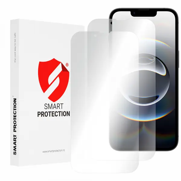 Folie de protectie Ecran Smart Protection Premium Classic pentru Apple iPhone 17e / 16e, Plastic, Set 2 bucati