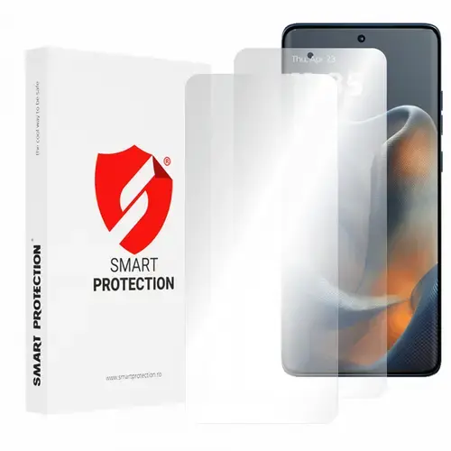 Folie de protectie Ecran Smart Protection Premium Classic pentru Motorola Edge 60 Fusion / Edge 60, Plastic, Set 2 bucati