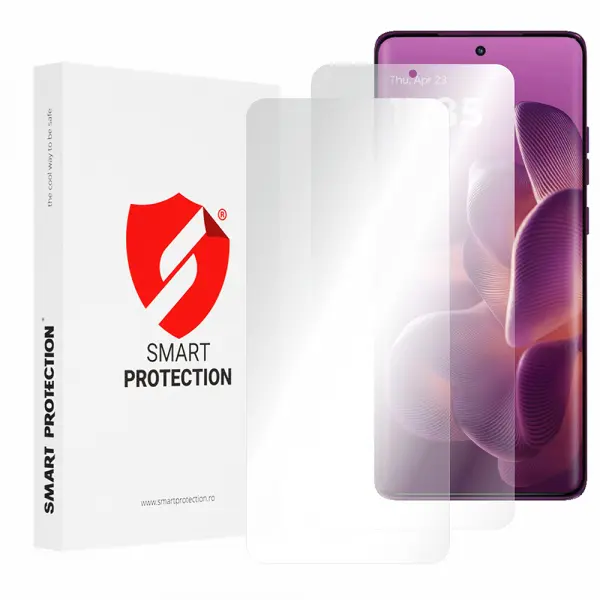 Folie de protectie Ecran Smart Protection Premium Classic pentru Motorola Edge 60 Pro, Plastic, Set 2 bucati