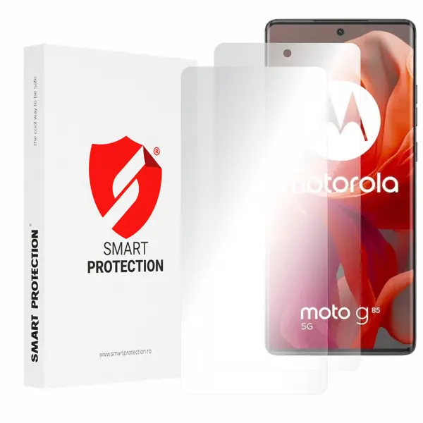 Folie de protectie Ecran Smart Protection Premium Classic pentru Motorola Moto G85, Plastic, Set 2 bucati