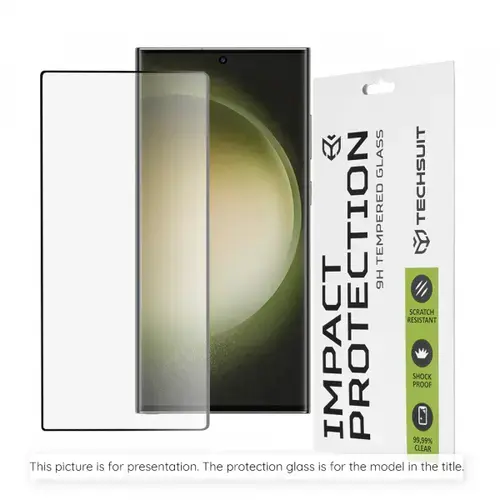 Folie de protectie Ecran Techsuit pentru Oppo Reno16 F / Reno16 FS, Sticla Securizata, Full Glue, 111D, Neagra