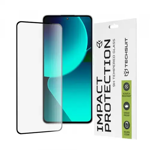 Folie de protectie Ecran Techsuit pentru Xiaomi 13T Pro / 13T, Sticla Securizata, Full Glue, 111D