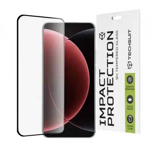 Folie de protectie Ecran Techsuit pentru Xiaomi 15 Ultra, Sticla Securizata, Full Glue, 111D