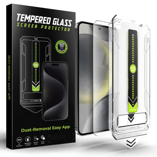 Folie de protectie Ecran Techsuit TitanGlass CrystalHD pentru Samsung Galaxy S25+ S936 / S24+ S926, Sticla Securizata, Full Glue