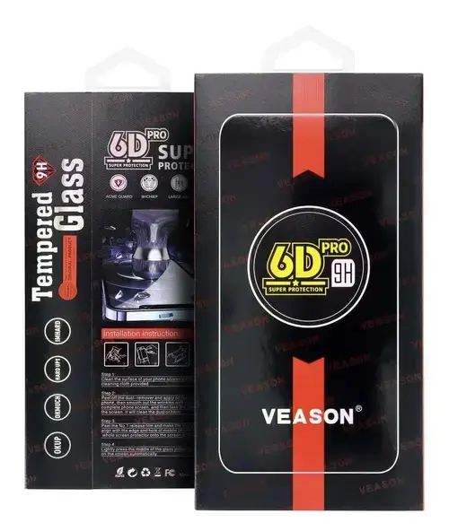 Folie de protectie Ecran Veason PRO pentru Samsung Galaxy A16 5G A166 / A16 4G A165, Sticla Securizata, Full Glue, 6D, Neagra