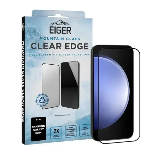 Folie de protectie Eiger Sticla 3D Mountain Glass pentru Galaxy S24 Plus, Transparen