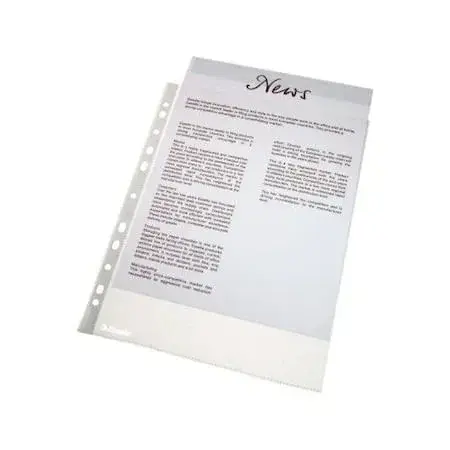 Folie de protectie Esselte A4 43 mic 25 buc/set Folie protectie Esselte A4 43microni 100buc/set