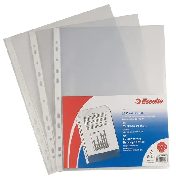 Folie de protectie Esselte PP reciclabil A3 85 mic 50 buc/set Folie de protectie Esselte PP reciclabil A3 85 mic 50 buc/set