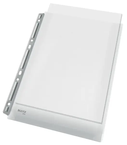 Folie de protectie Leitz Jumbo A4 cu ranforsare metalica 3 bucati/set Folie de protectie Leitz Jumbo A4 cu ranforsare metalica 3 bucati/set