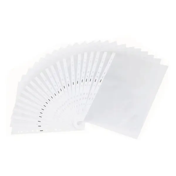 Folie de protectie Noki A4 30 microni cu clapa laterala 25 bucati/set Folie de protectie Noki A4 30 microni cu clapa laterala 25 bucati/set