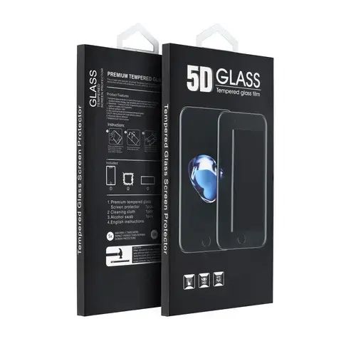Folie de protectie privacy OEM pentru Apple iPhone 14 Pro, 5D Full Glue (Negru)