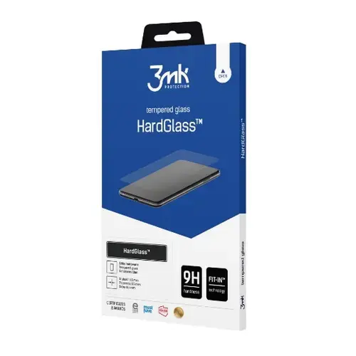 Folie de protectie sticla 3MK HardGlass pentru iPhone 12/12 Pro (Negru)