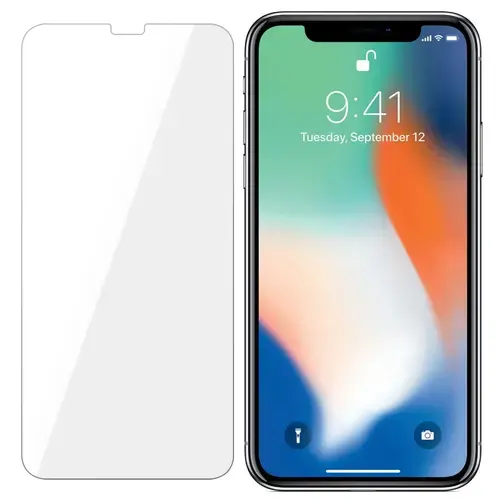 Folie de sticla hibrid 3MK Flexible Glass pentru iPhone XS/X/11 (Transparent)
