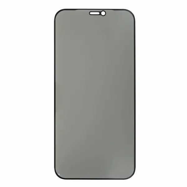 Folie de sticla securizata DEPOX pentru protectie compatibila iPhone 12 12 PRO, 3D, Anti-spy, neagra, acoperire full-cover