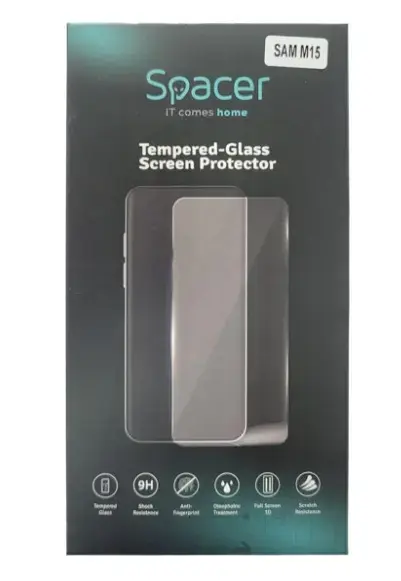 Folie de sticla Spacer SPPG-SM-GX-M15-TPU, pentru Samsung Galaxy M15, Transparenta