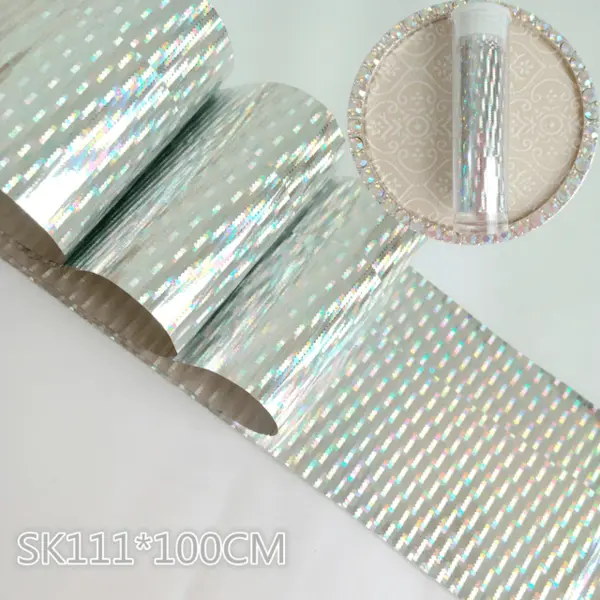 Folie de transfer holografică BP-63 4x100 cm | Decor profesional nail art