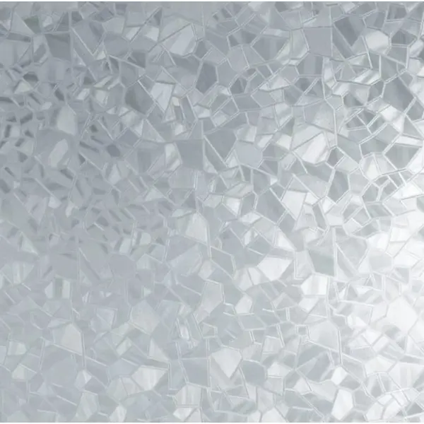 Folie Decorativa Vitrostatica Geam 45x300 cm Anti-UV Model Triunghi