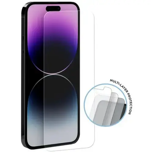 Folie Eiger Clear Triflex H.I.T iPhone 15 Plus / 15 Pro Max