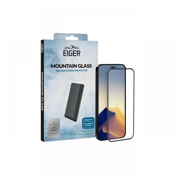 Folie iPhone 14 Pro Max Eiger Sticla 3D Mountain Glass Clear