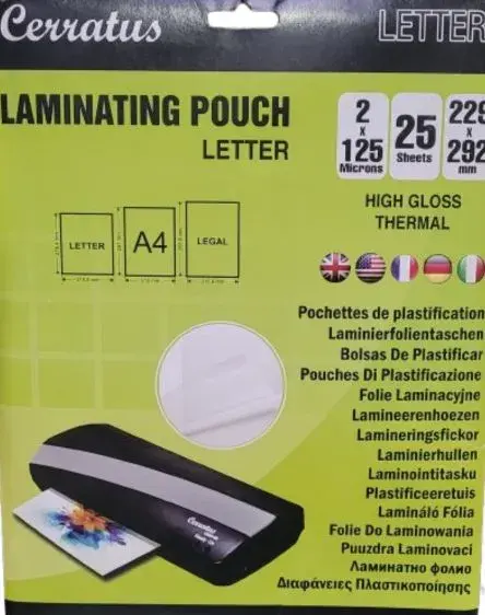 Folie laminat Cerratus A4 125 microni 25 bucati/top Folie laminat Cerratus A4 125 microni 25 bucati/top