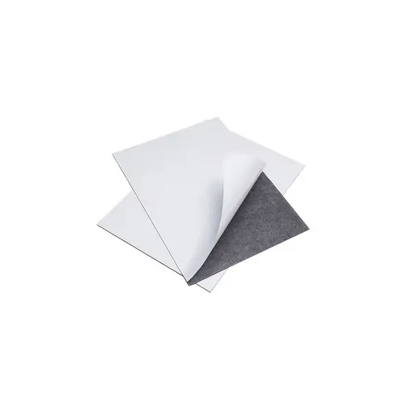 Folie magnetica cu adeziv,0.9mm,10x15 cm,10 bucati set
