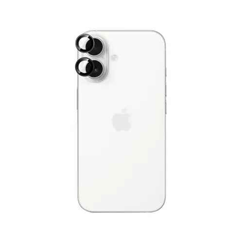 Folie protectie camera Dviced DV520037, pentru iPhone 16/16 Plus cu aplicator (Transparent)