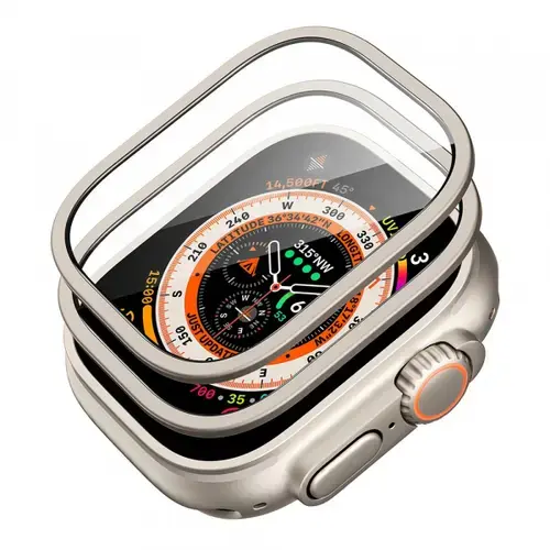 Folie Protectie ESR Armorite pentru Apple Watch Ultra Series, Set 2 bucati, Sticla Securizata