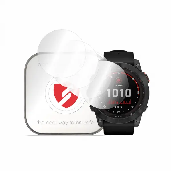 Folie Protectie Smart Protection Premium Classic pentru Garmin Fenix 7X, Set 4 bucati, Plastic