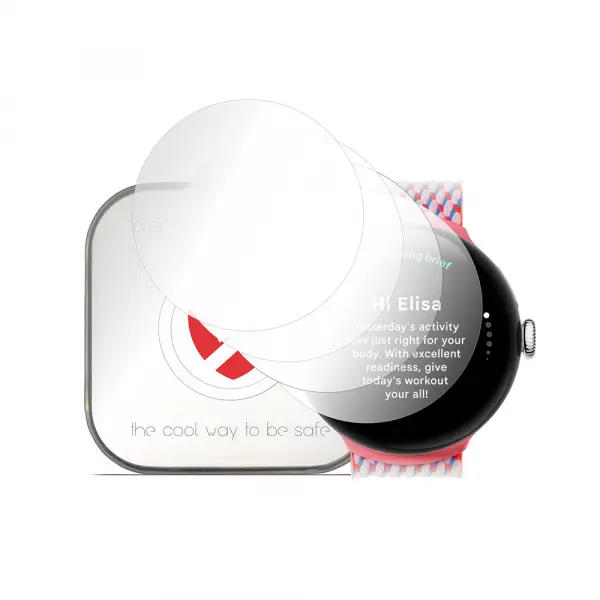 Folie Protectie Smart Protection Premium Classic pentru Google Pixel Watch 3 41mm, Set 4 bucati, Plastic