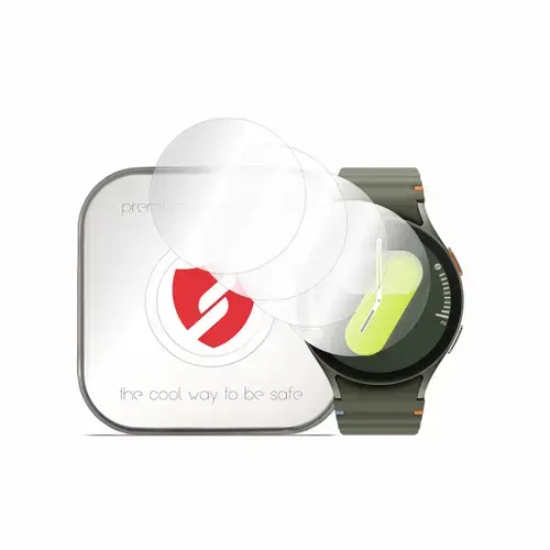 Folie Protectie Smart Protection Premium Classic pentru Samsung Galaxy Watch7 44mm, Set 4 bucati, Plastic