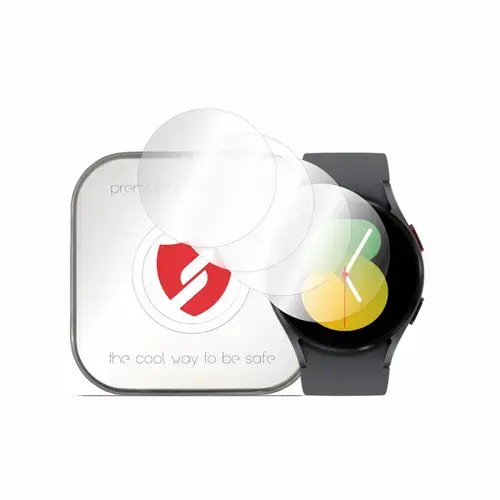 Folie Protectie Smart Protection Premium Classic pentru Samsung Galaxy Watch5 40mm, Set 4 bucati, Plastic