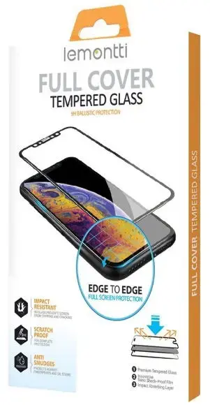 Folie Protectie Sticla Temperata Lemontti Full Fit LEMFSFFS20FEBK pentru Samsung Galaxy S20 FE (Transparent/Negru)