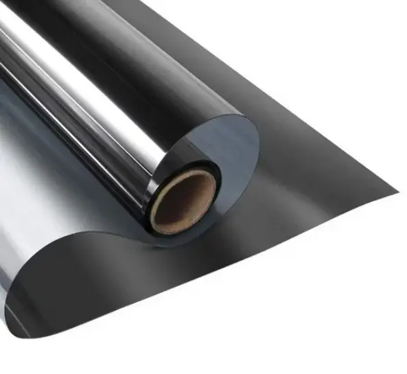 Folie Reflexiva Geam Efect Oglinda Intimitate Protectie Solara Negru 60x300 cm