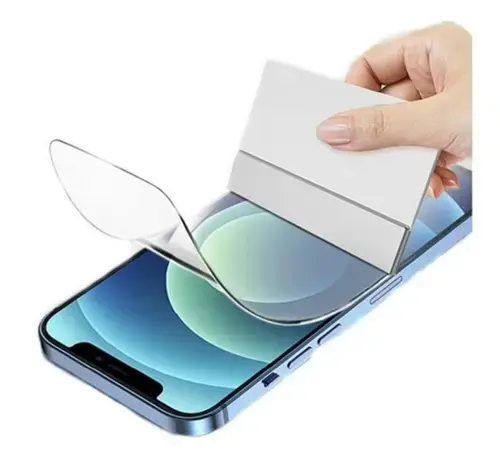 Folie Silicon 3D Self-Repair Clear Lemontti pentru iPhone 16 Plus, Transparenta