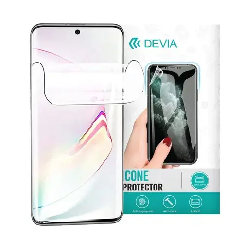 Folie Silicon Antibacterian Devia Pentru Motorola Edge 30 Ultra (Transparent)