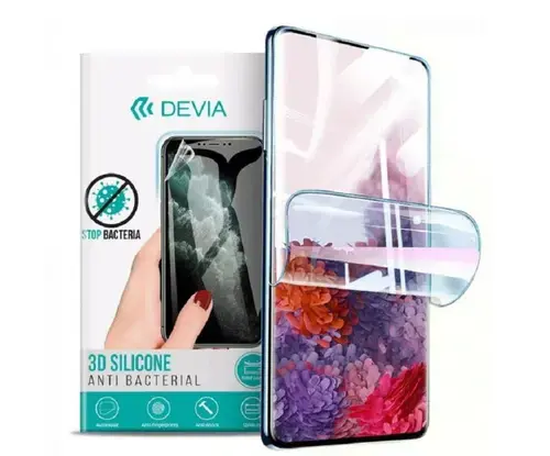Folie Silicon Antibacterian Devia Pentru Xiaomi Redmi 9AT (Transparent)