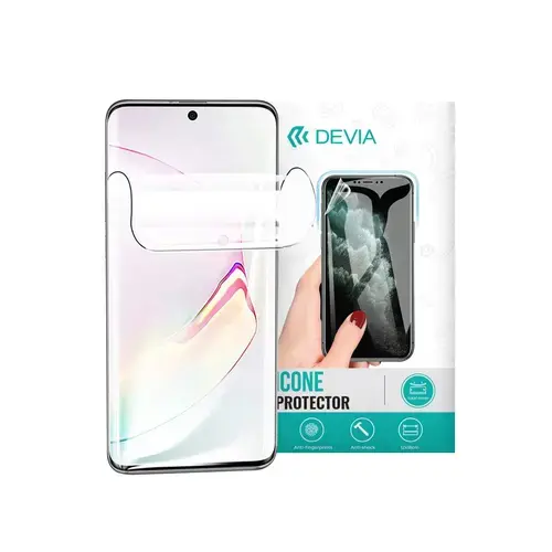 Folie Silicon Devia compatibila cu Samsung Galaxy Z Fold 3 (Transparent)