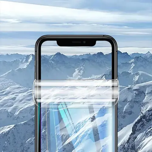 Folie Silicon Devia DVFSASGA55, Antibacterian, pentru Samsung Galaxy A55 (Transparent)
