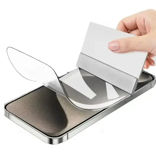 Folie Silicon Lemontti pentru iPhone 14 Pro, Transparenta