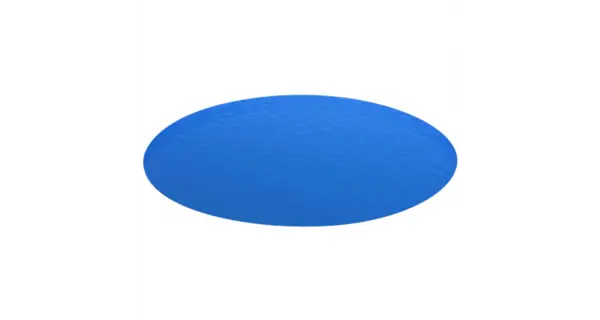 Folie solara rotunda din PE pentru piscina, 488 cm, albastru