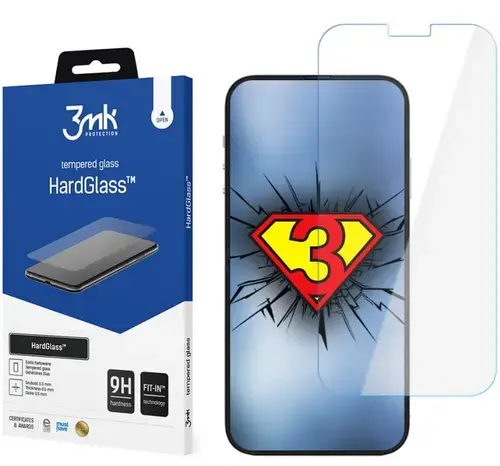 Folie Sticla 3MK HardGlass pentru Apple iPhone 14 Pro (Transparent)