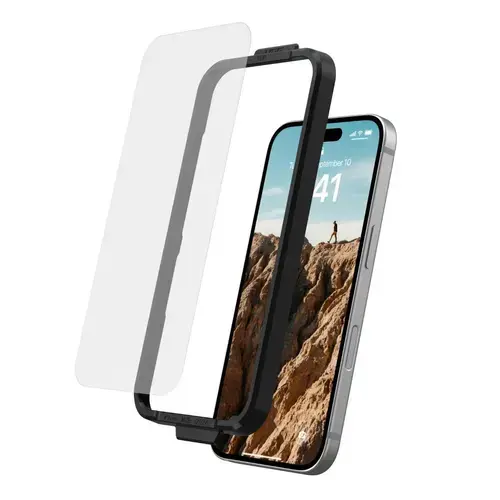 Folie Sticla Glass Shield UAG pentru iPhone 16 Pro Max, Transparenta