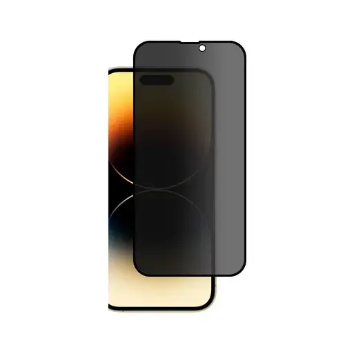 Folie sticla HOFI Anti Spy 9H compatibila cu iPhone 15, Privacy