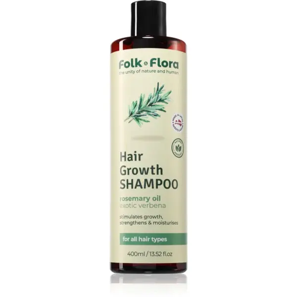 Folk & Flora Verbena sampon hidratant stimuleaza cresterea parului 400 ml