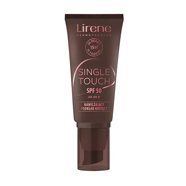 Fond de ten hidratant cu SPF50 01 Ivory Single Touch, 30ml, Lirene