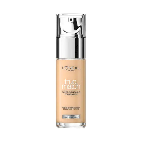 Fond de ten infuzat cu acid hialuronic True Match 1.5N Linen, 30ml, L'Oreal Paris