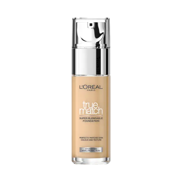 Fond de ten infuzat cu acid hialuronic True Match 2N Neutral, 30ml, L'Oreal Paris